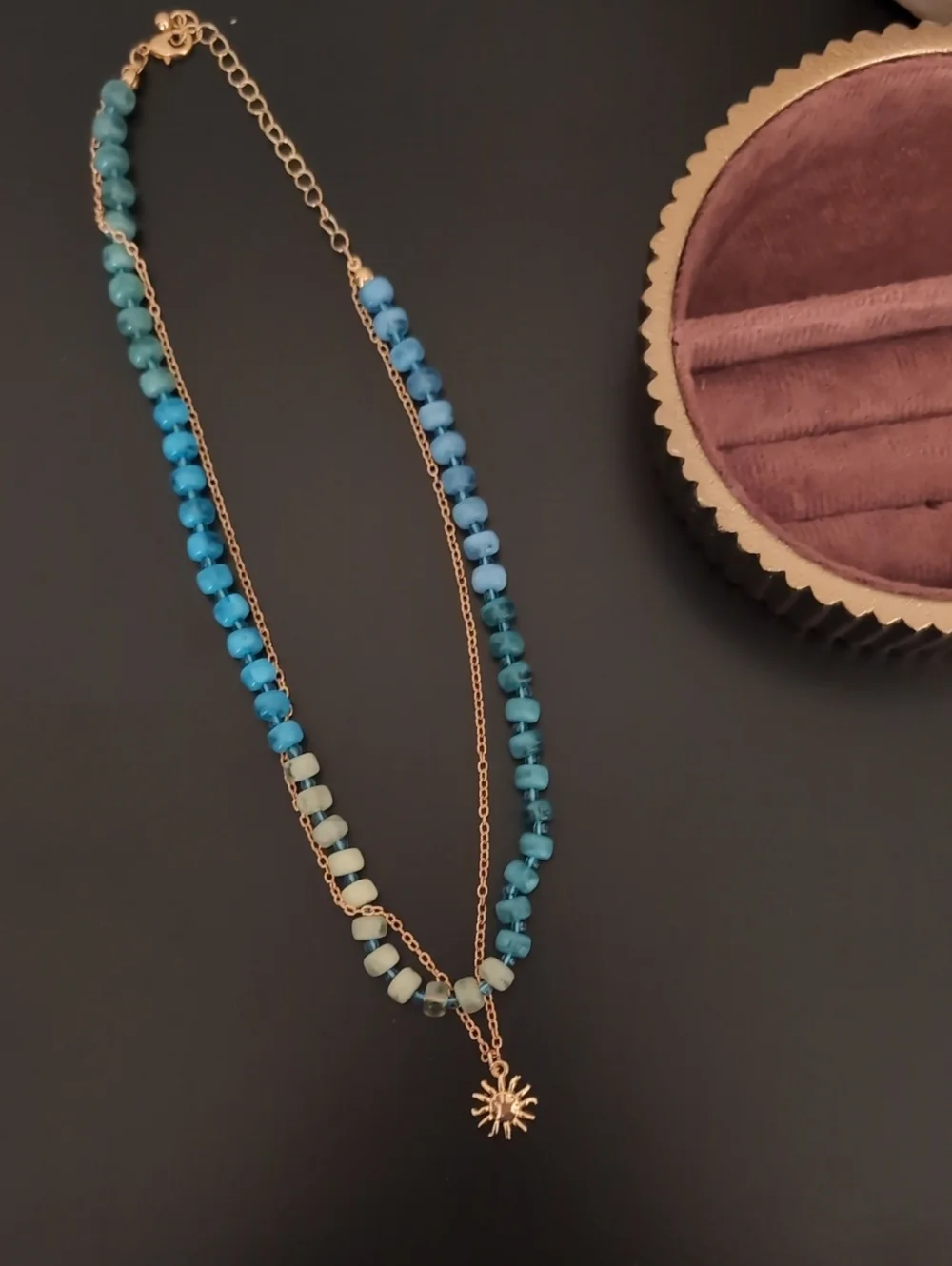 Beaded Sun Necklace